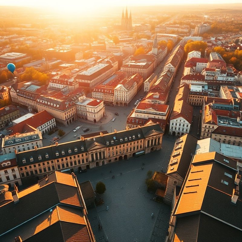 Mapa okolí Náměstí Míru v Praze 2 s vyznačenou polohou kanceláře